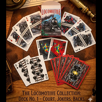 Locomotive Playing Cards | Collectable Playing Cards-Mike Guistolise-Deinparadies.ch