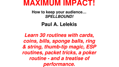 MAXIMUM IMPACT by Paul A. Lelekis - ebook Paul A. Lelekis bei Deinparadies.ch