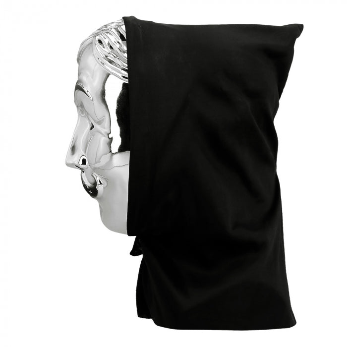 Maske Anonymous mit Haube | silber Orlob bei Deinparadies.ch