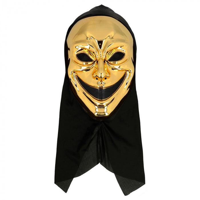 Maske Crazy Killer mit Haube | gold Boland bei Deinparadies.ch