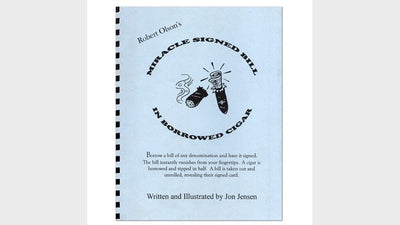 Miracle Signed Bill In A Borrowed Cigar by Robert Olson Jon Jensen bei Deinparadies.ch