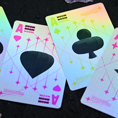 Moon (White Holo) Playing Cards-Secret Factory-Deinparadies.ch