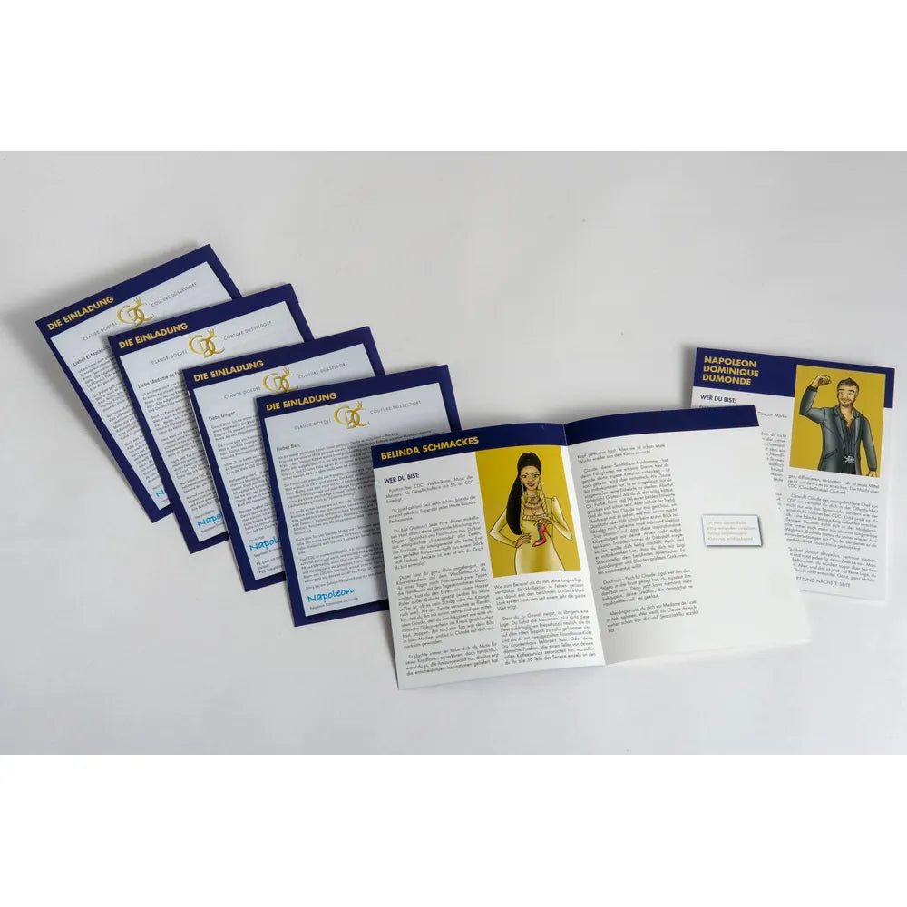 Mord Couture | Krimidinner-Rollenspiel und Kochbuch-Bassermann-Deinparadies.ch
