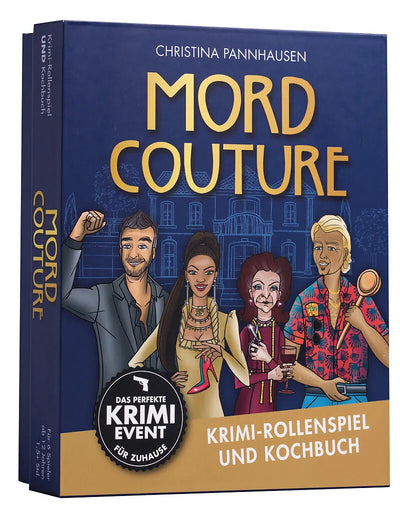 Mord Couture | Krimidinner-Rollenspiel und Kochbuch-Bassermann-Deinparadies.ch
