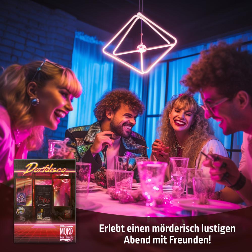 Mord bei Tisch: Krimidinner | Dorfdisco-Mord bei Tisch-Deinparadies.ch