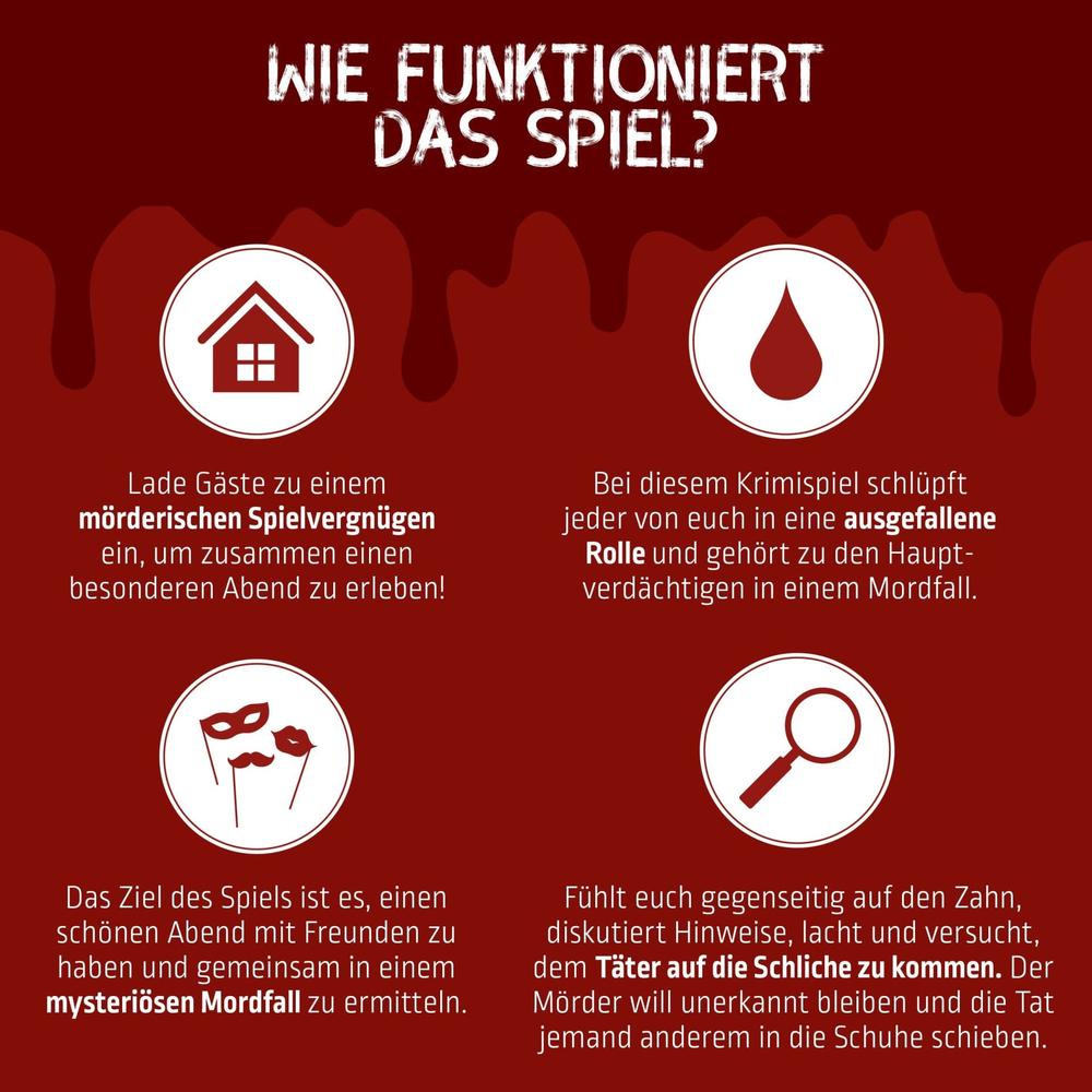 Mord bei Tisch: Krimidinner | Dschungelstars-Mord bei Tisch-Deinparadies.ch