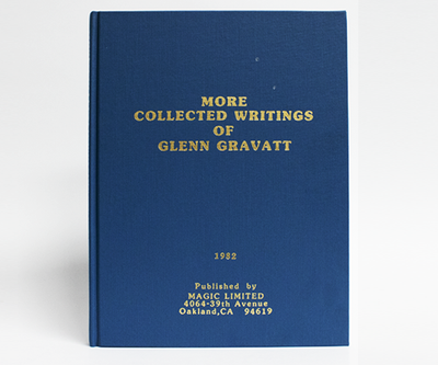 More Collected Writings of Glenn Gravatt | Glenn Gravatt TRICKSUPPLY bei Deinparadies.ch