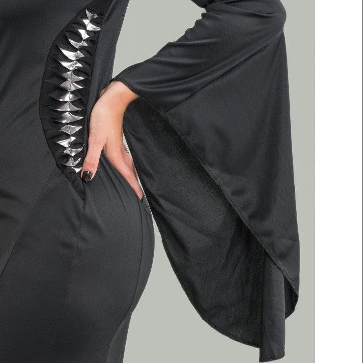 Morticia Schwarzes Kleid Wednesday© | Damen Chaks bei Deinparadies.ch