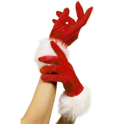 Mrs. Santa Handschuhe Smiffys bei Deinparadies.ch