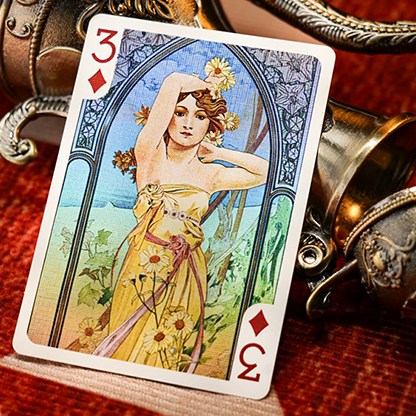 Mucha Special Edition Playing Cards | 52 MUSÉE-TCC PLAYING CARDS CO. LIMITED-Deinparadies.ch