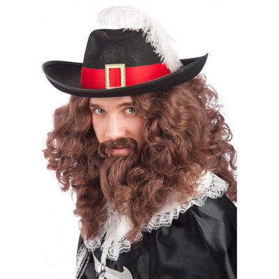 Musketierperücke und Augenbrauen-Carnival Toys-Deinparadies.ch