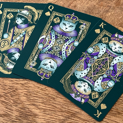 Neko Royal Green Playing Cards-Hypie Lab-Deinparadies.ch