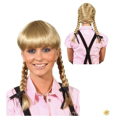Oktoberfest Perücke Damen blond Orlob bei Deinparadies.ch