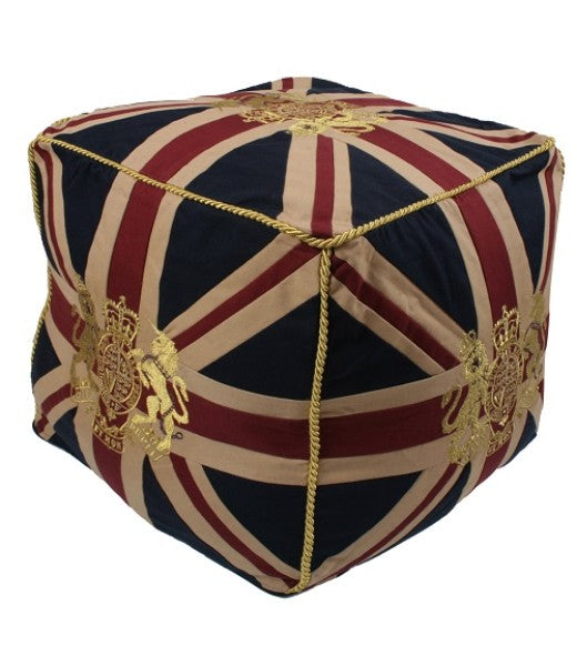 Ottomon | Sitzkissen mit Royal Coat Union Jack-Woven Magic-Deinparadies.ch