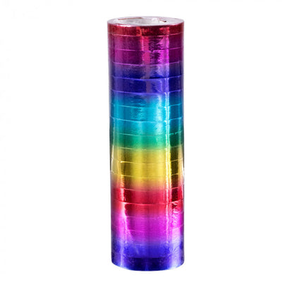 Papierluftschlangen Regenbogen metallic Boland bei Deinparadies.ch