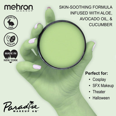 Paradise Make-up AQ 40ml | Pastell Grün-Mehron-Deinparadies.ch