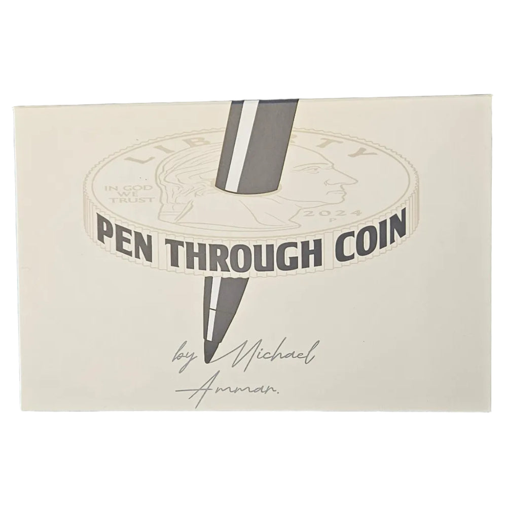 Pen Through Coin | Michael Ammar-Penguin Magic-Deinparadies.ch