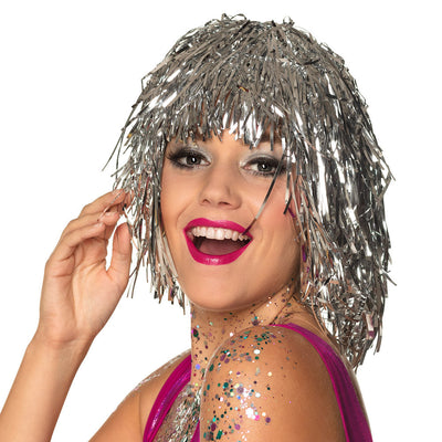 Perücke Disco Lametta | Silber-Boland-Deinparadies.ch