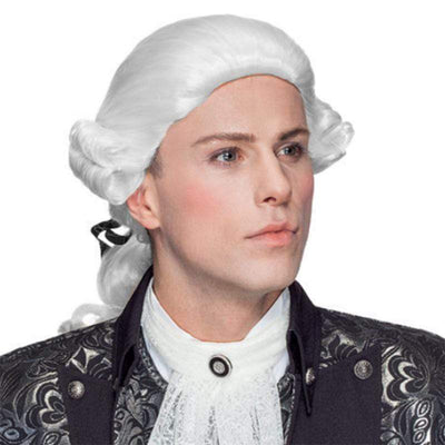 Perücke Mozart Herren weiss Orlob bei Deinparadies.ch