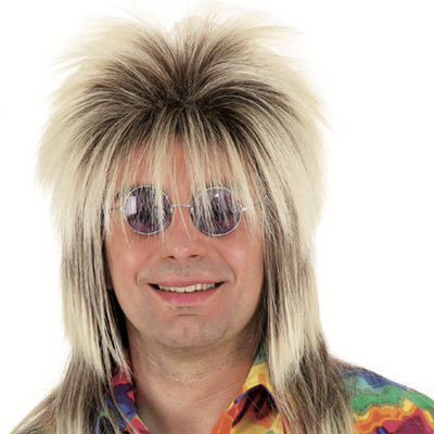 Perücke Vokuhila | braun-blond Orlob bei Deinparadies.ch