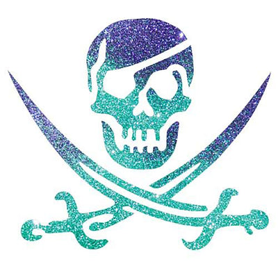 Glitzertattoo Schablone | 5x Pirat Schwerter Ybody bei Deinparadies.ch
