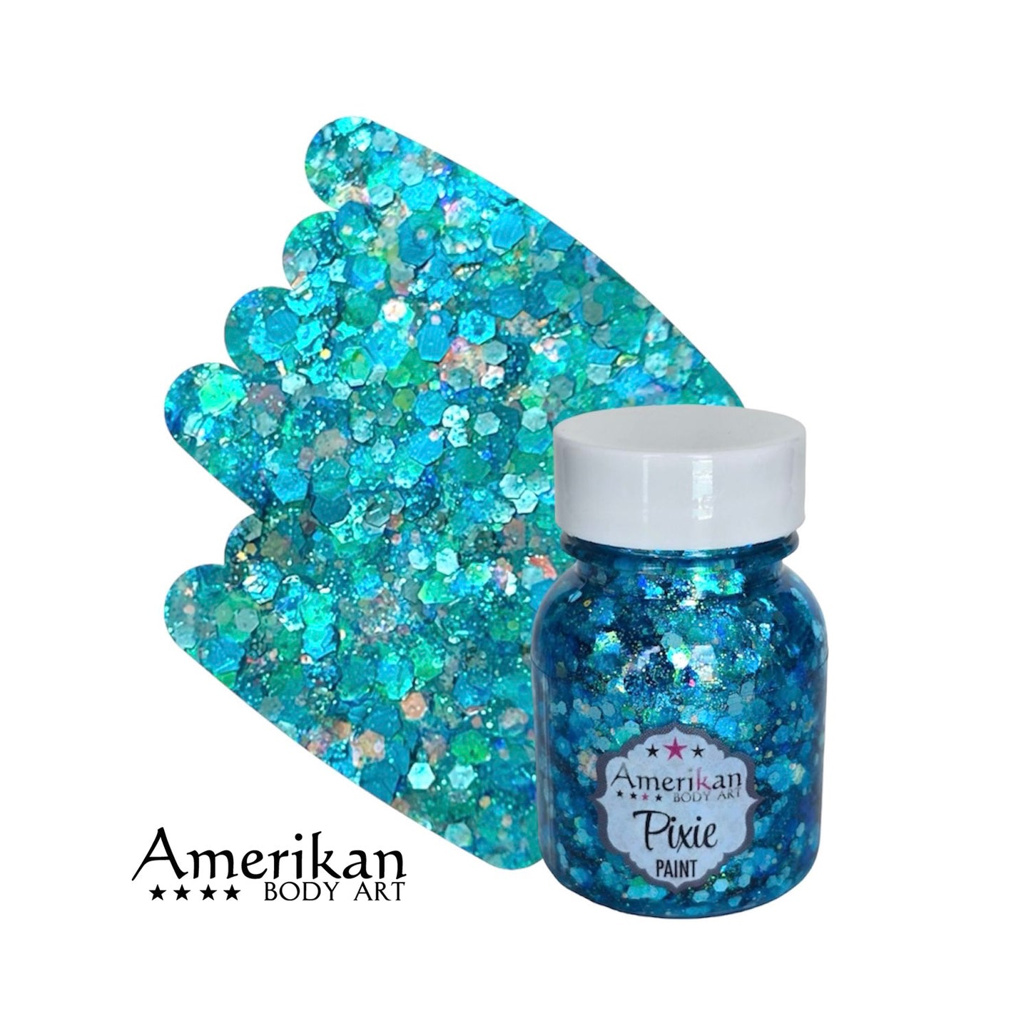 Pixie Paint Chunky Glitter | Blue Monday-Amerikan Bodyart-Deinparadies.ch