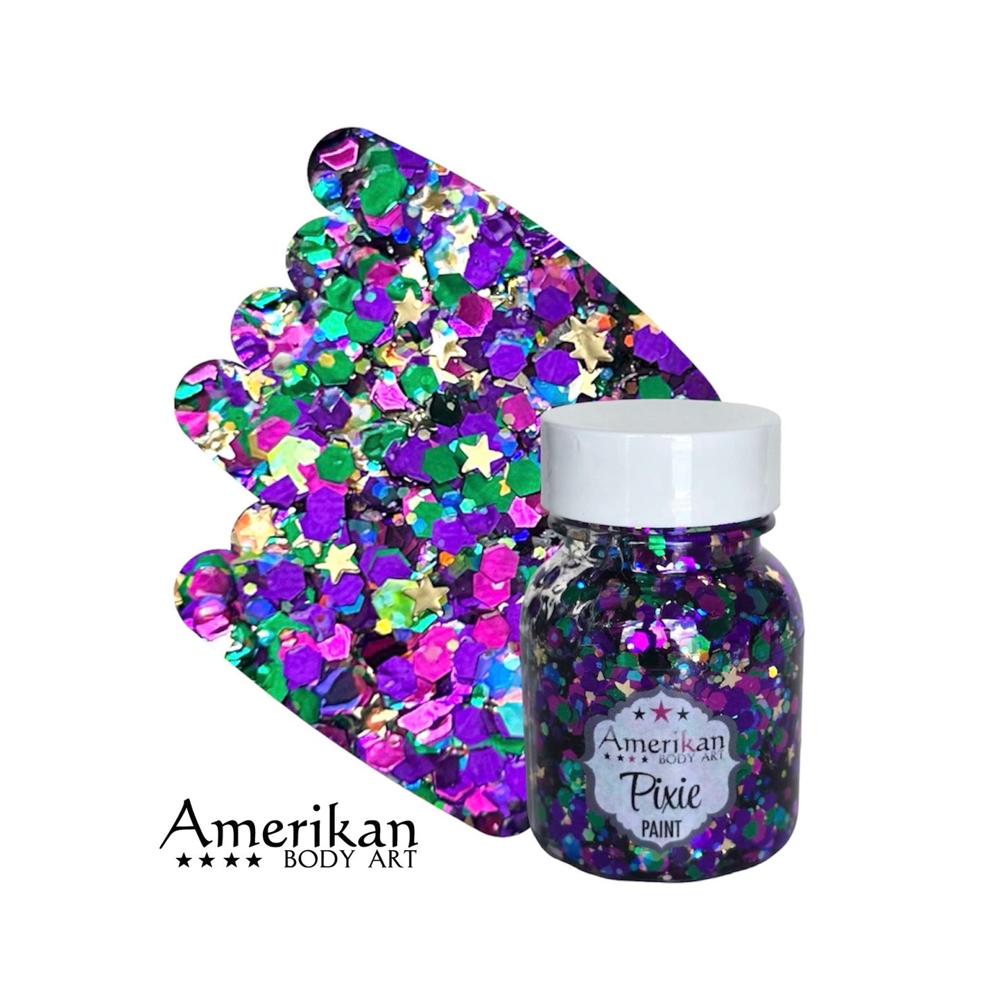 Pixie Paint Chunky Glitter | Mardi Gras-Amerikan Bodyart-Deinparadies.ch