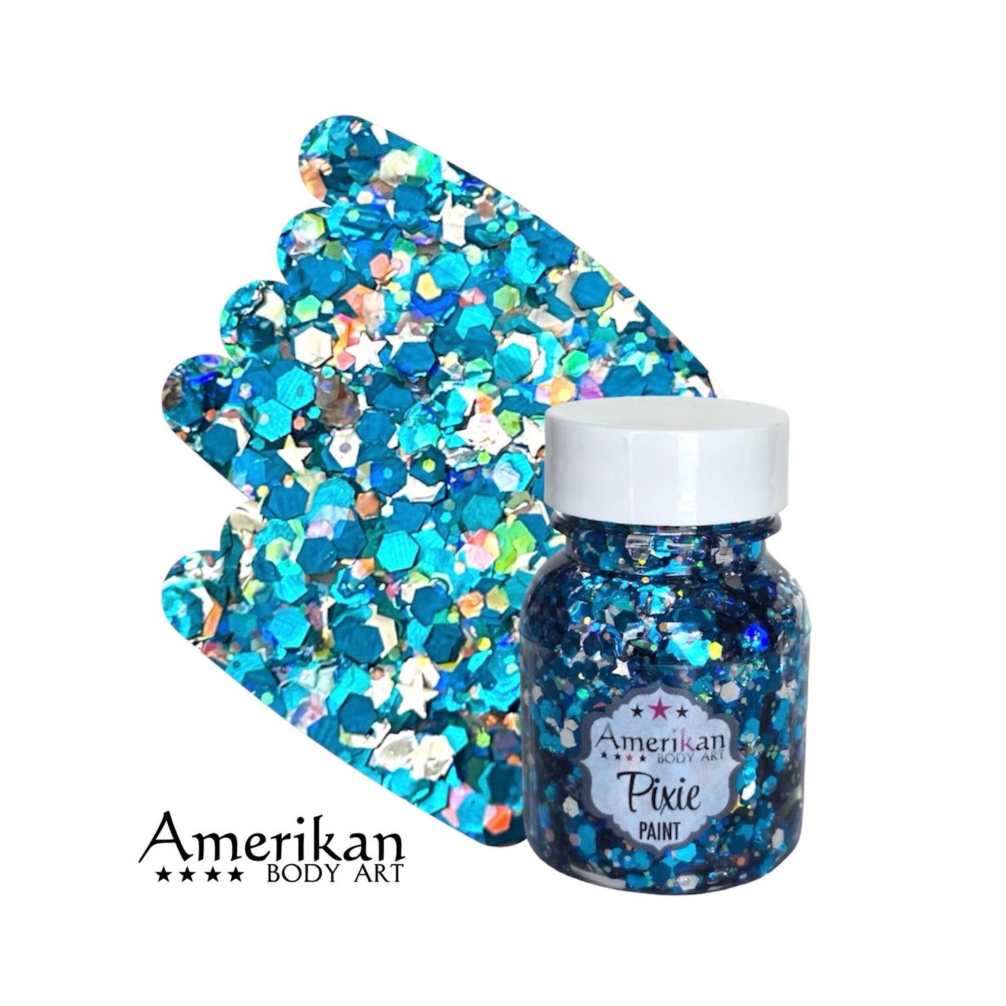 Pixie Paint Chunky Glitter | Midnight Blue-Amerikan Bodyart-Deinparadies.ch