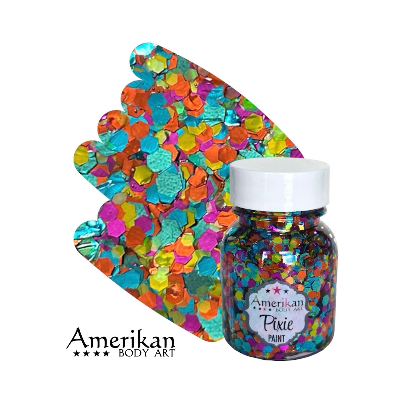 Pixie Paint Chunky Glitter | Tropical Whimsy-Amerikan Bodyart-Deinparadies.ch