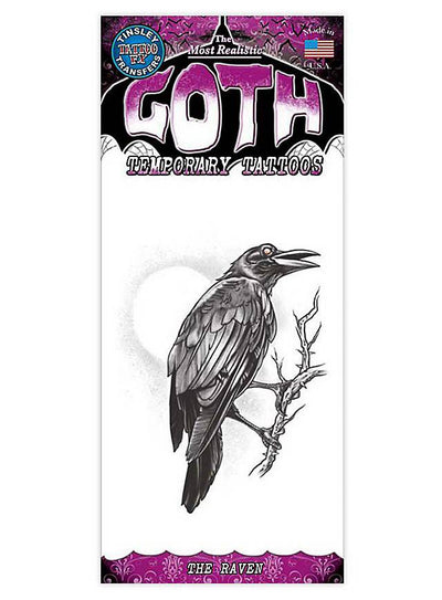 Rabe Gothic | Klebetattoos-Tinsley Transfers-Deinparadies.ch