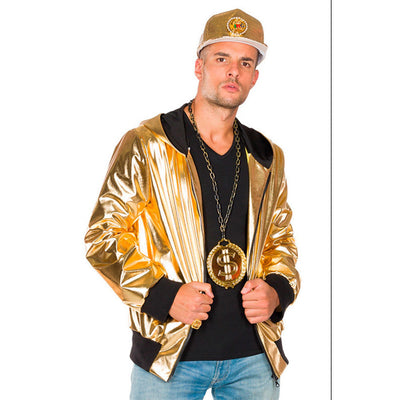 Rapperjacke Gold Smiffys bei Deinparadies.ch