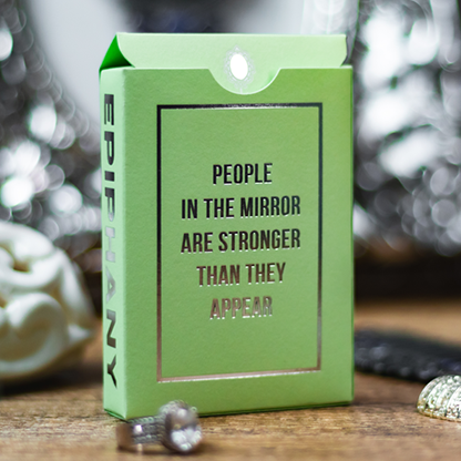 Reflections Epiphany (Green) Playing Cards | Emily Sleights-Deinparadies.ch-Deinparadies.ch
