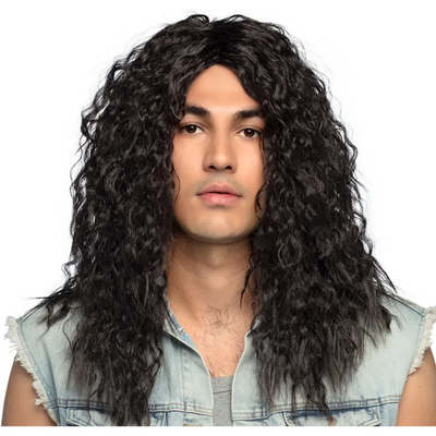 Rockstar Perücke Mick schwarz Boland bei Deinparadies.ch