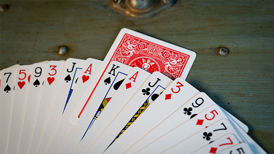 SURE SPLIT Invisible Deck Bicycle (Red) | Murphy's Magic-Murphy's Magic Productions-Deinparadies.ch