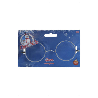 Santa Metallbrille rund | silber-Smiffys-Deinparadies.ch