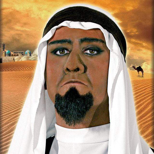 Scheich Kinnbart schwarz Maskworld bei Deinparadies.ch