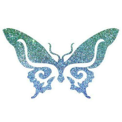 Glitzertattoo Schablone | 5x Schmetterling 1 Ybody bei Deinparadies.ch