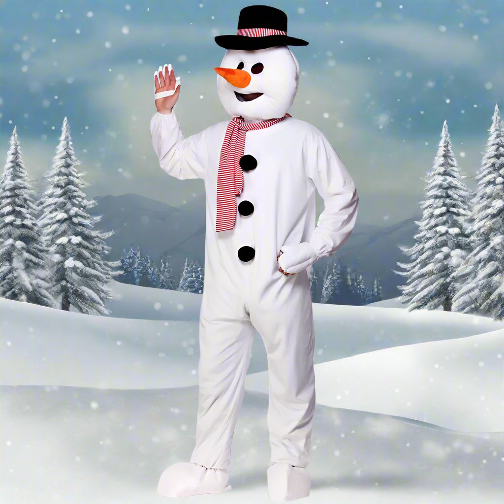 Schneemann Maskottchen Kostüm-Wicked-Deinparadies.ch