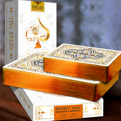 Secret Tale Ragnar MINI White Bee Playing Cards-Deinparadies.ch-Deinparadies.ch