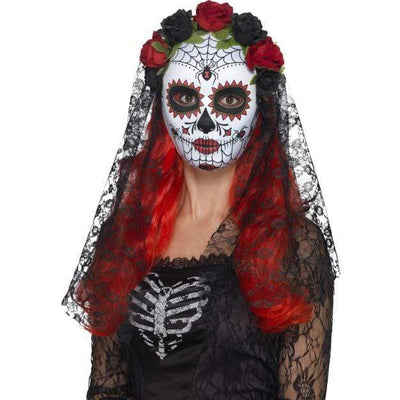 Seniorita-Maske Dia de los Muertos Smiffys bei Deinparadies.ch