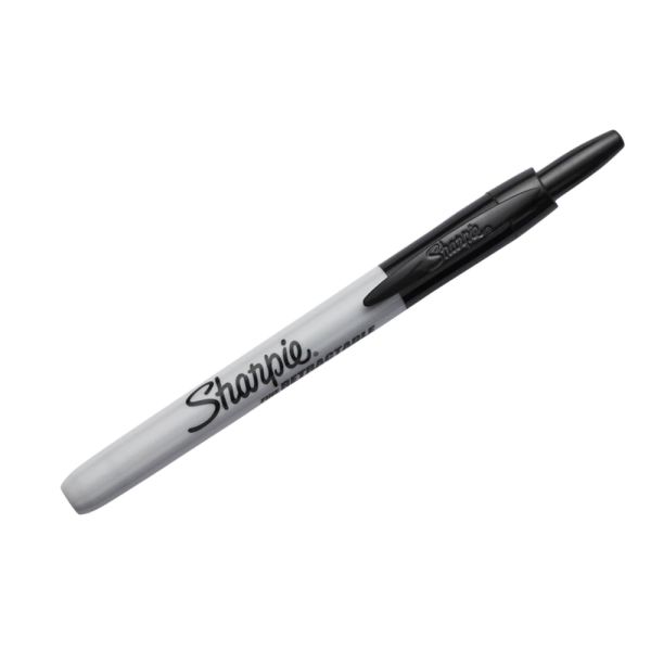 Sharpie Pen Filzstift | Retractable schwarz-Sharpie-Deinparadies.ch
