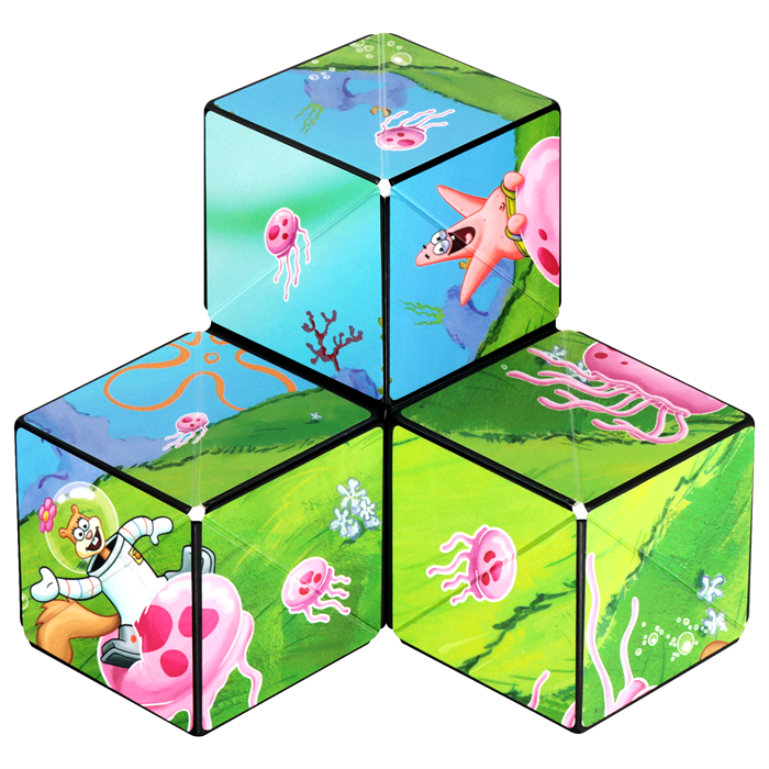 Shashibo Cube SpongeBob | Jelly Fishing