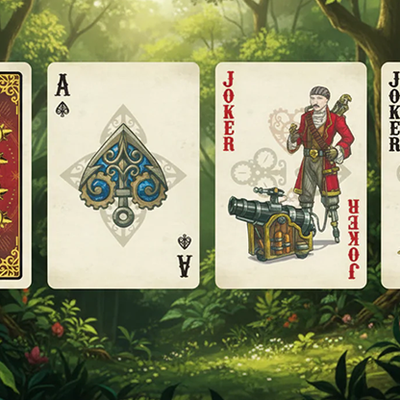 Skeleton Pirates Playing Cards-David Jon-Deinparadies.ch