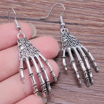 Skeletthände zum Anhängen | 2 Ohrringe Party Owl Supplies bei Deinparadies.ch