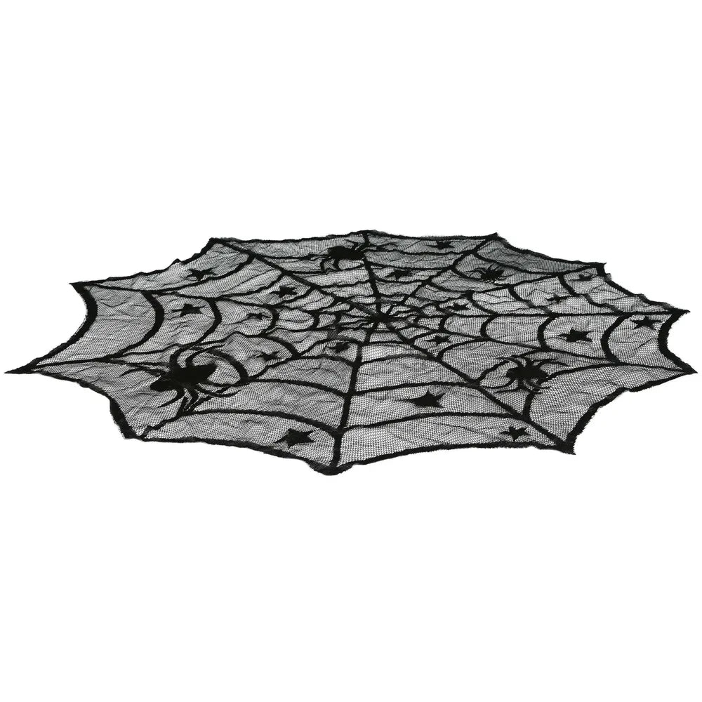 Spinnennetz Tischdecke aus Spitze-Guirca-Deinparadies.ch
