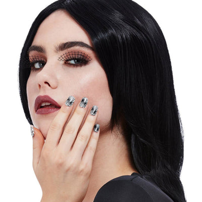 Spinnennetz Wimpern und Fingernägel Smiffys bei Deinparadies.ch