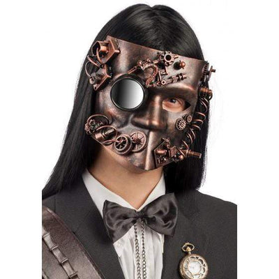 Steampunk-Maske Kupfer Carnival Toys bei Deinparadies.ch
