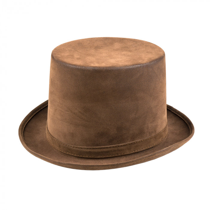 Steampunk Zylinderhut Lederlook Boland bei Deinparadies.ch