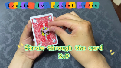 Straw Through Card 2.0 by Dingding - Video Download Dingding bei Deinparadies.ch