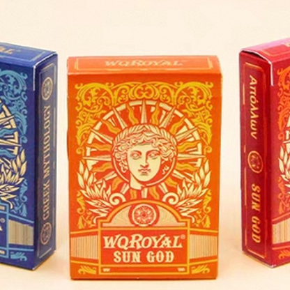 Sun God Greek Mythology Themed Blue Edition Playing Cards-David Jon-Deinparadies.ch